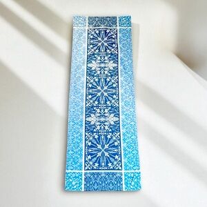 NEW GARNIER TIEBAUT Vosges Terre Textile Cotton Green Sweet Table Runner FRANCE